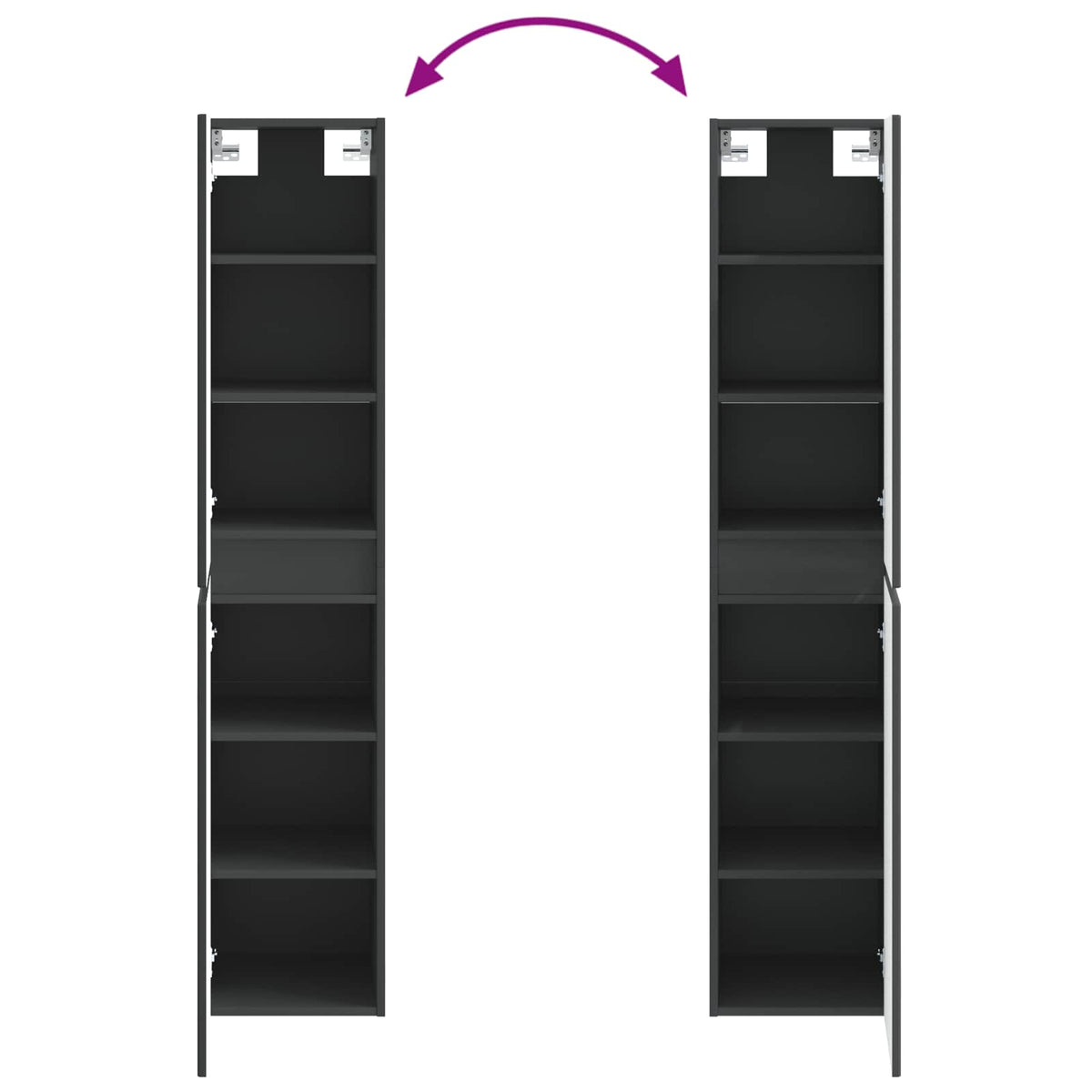 vidaXL Badkamermeubelset 3 st Wit 33 x 34,5 x 160 cm Bewerkt hout