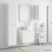 vidaXL Badkamermeubelset 3 st Wit 33 x 34,5 x 160 cm Bewerkt hout