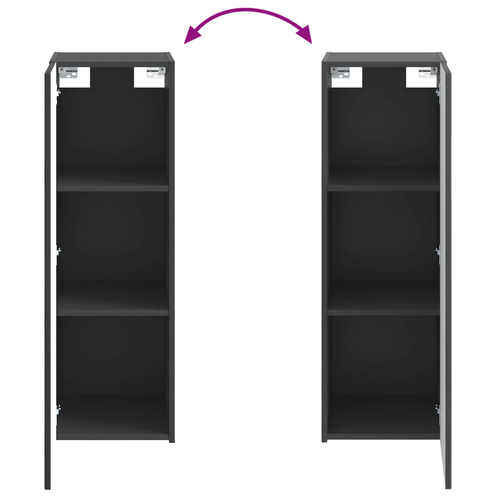 vidaXL Badkamermeubelset 2 st Wit 33 x 34,5 x 100 cm Bewerkt hout