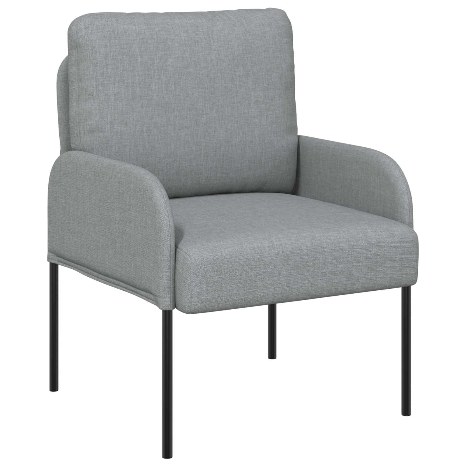 vidaXL Sofa-Sets 3 pcs Lichtgrijs 115 x 56 x 80 cm Multiplex