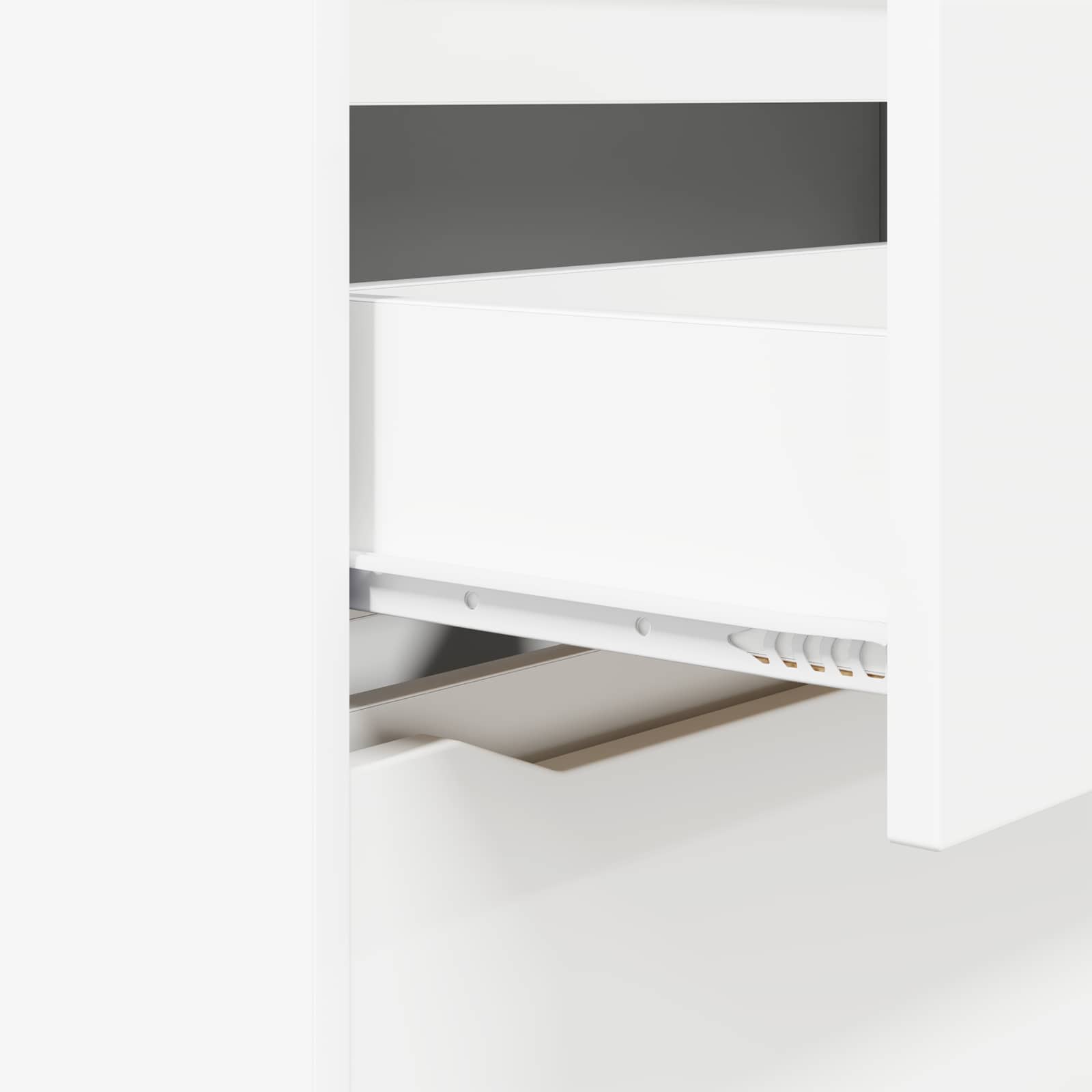 vidaXL Opslagkasten 2 pcs Wit 80 x 48 x 105 cm Bewerkt hout