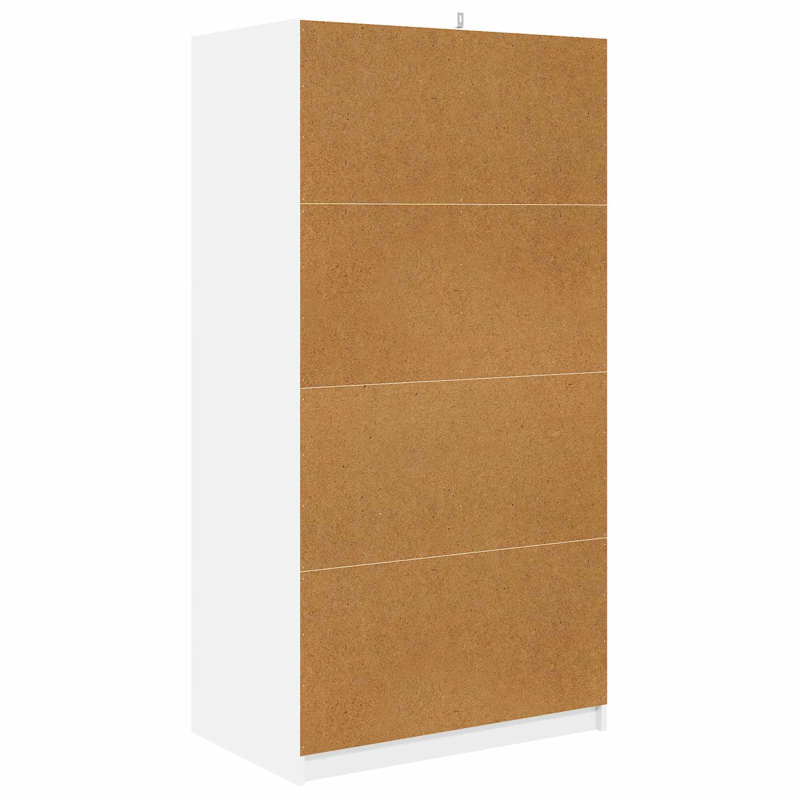 vidaXL Badkamer Kast met lade Wit 79,5 x 49 x 156 cm Bewerkt hout