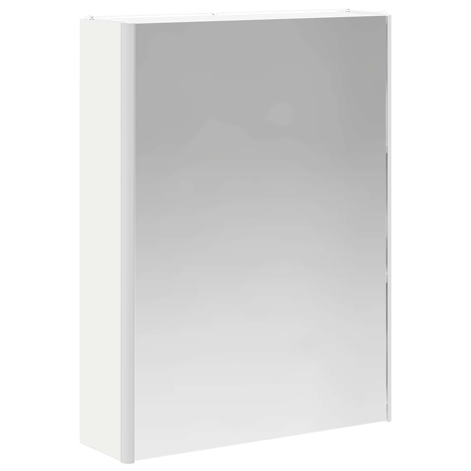 vidaXL Badkamermeubelset 5 pcs Wit Bewerkt hout en glas