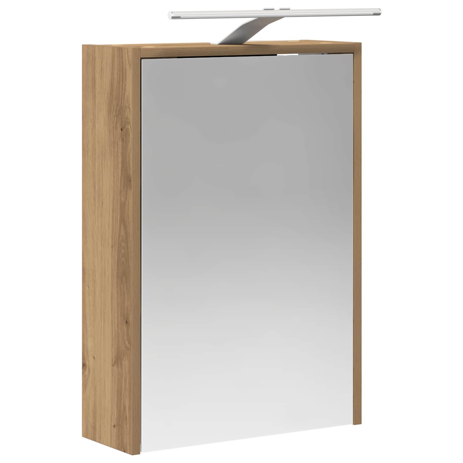 vidaXL Badkamermeubelset 5 pcs Wit Bewerkt hout en glas