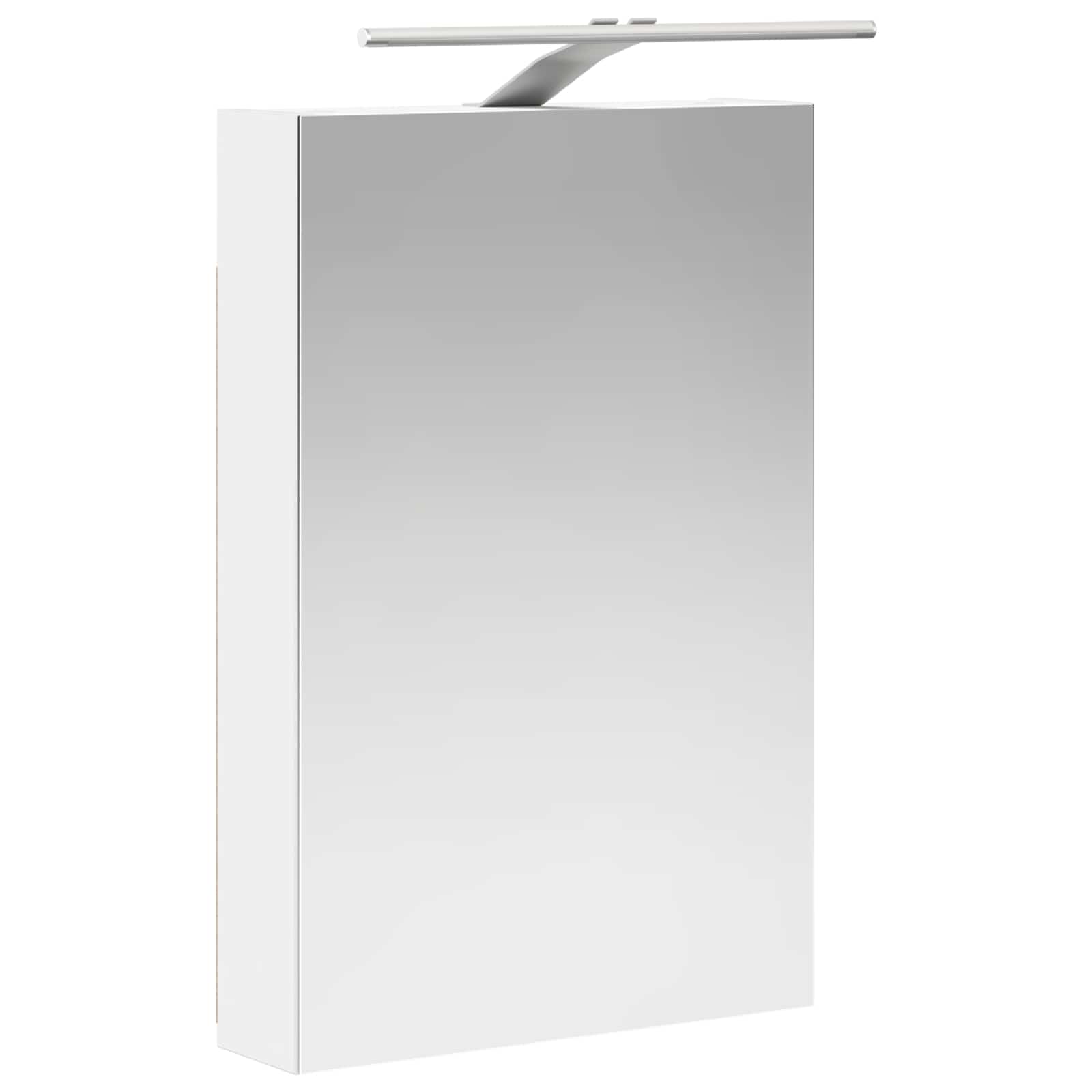 vidaXL Badkamerkastenset 5 pcs Wit 40 x 10,5 x 60,5 cm Bewerkt hout