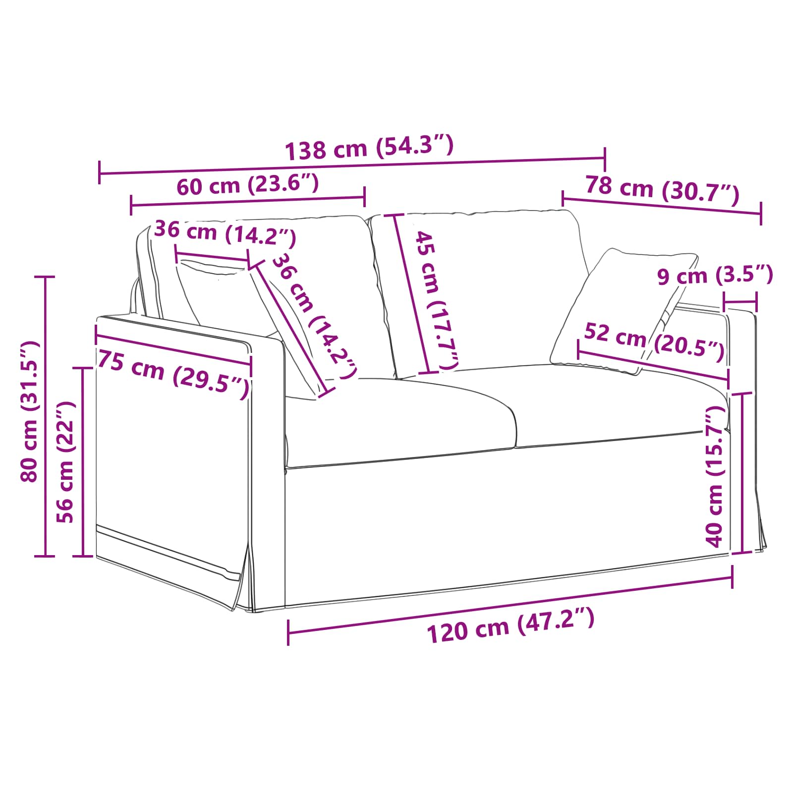 vidaXL Bank 2 pcs Lichtgrijs