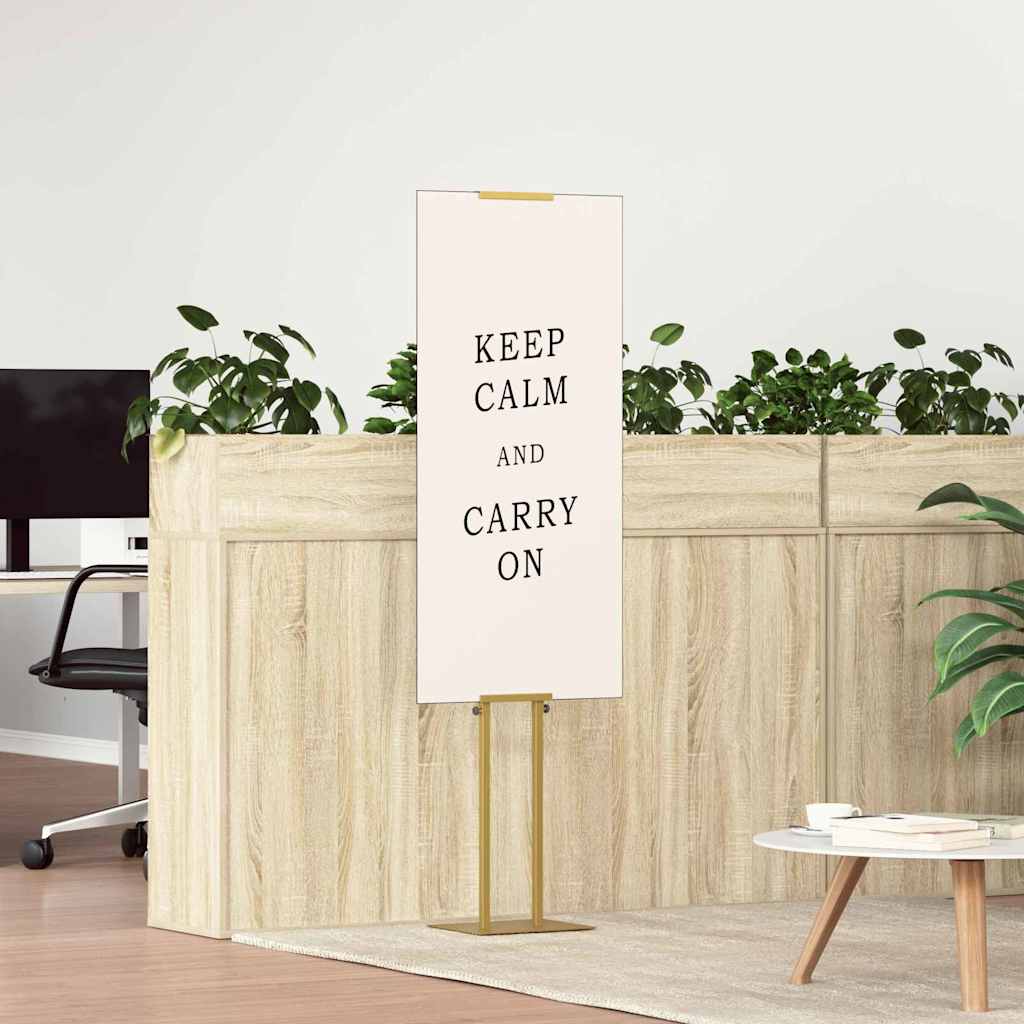 vidaXL Beurs Displays 2 pcs Zwart 30 x 24 x 208 cm IJzer