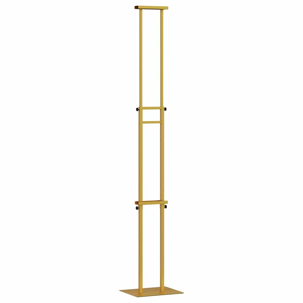 vidaXL Beurs Displays 2 pcs Zwart 30 x 24 x 208 cm IJzer