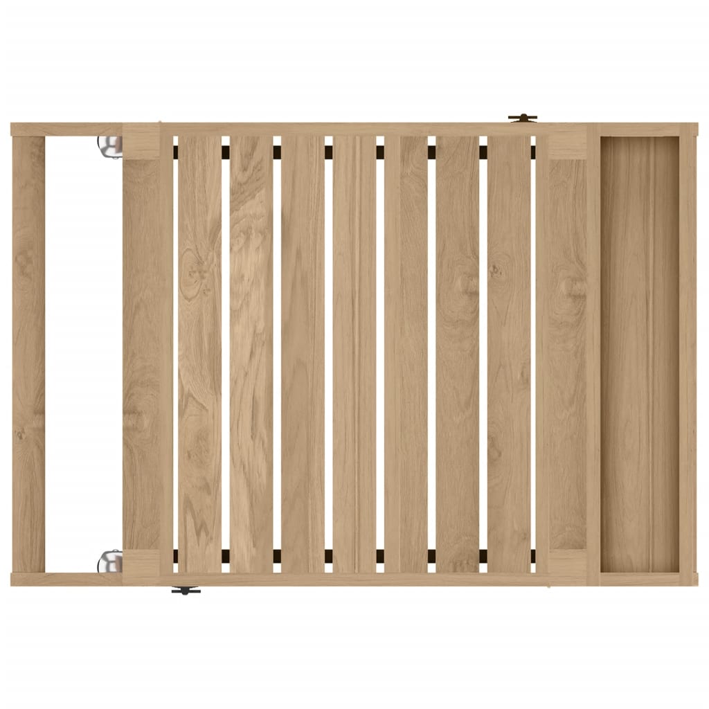 vidaXL Keukentrolley 70x50x90 cm massief teakhout