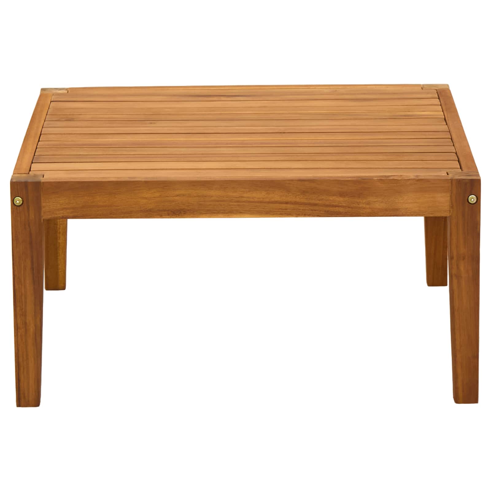 vidaXL Tafel Massief Acaciahout Naturel 60 x 60 x 30 cm