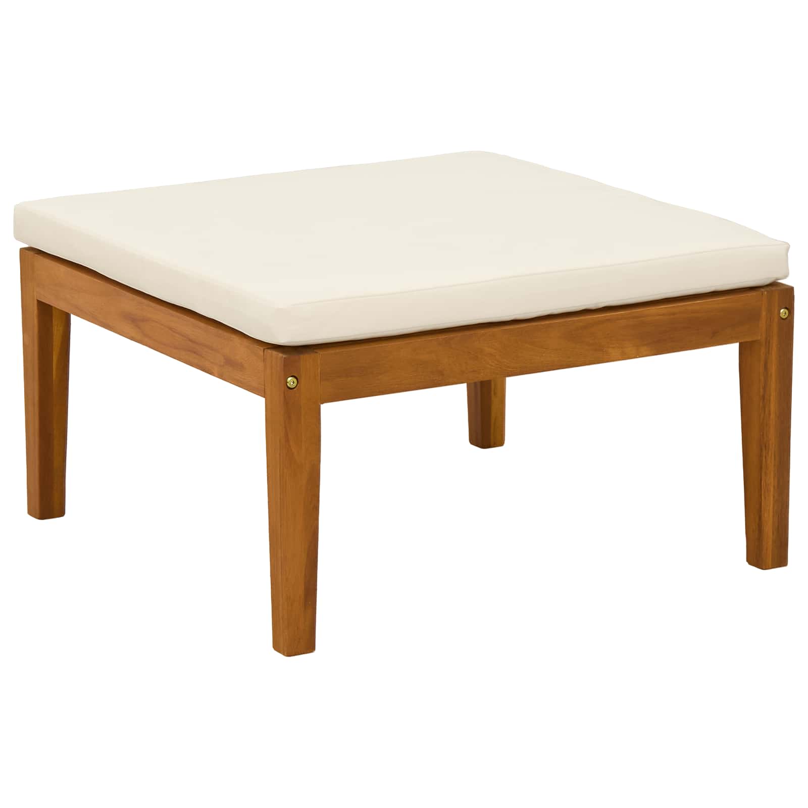 vidaXL Tafel Massief Acaciahout Naturel 60 x 60 x 30 cm