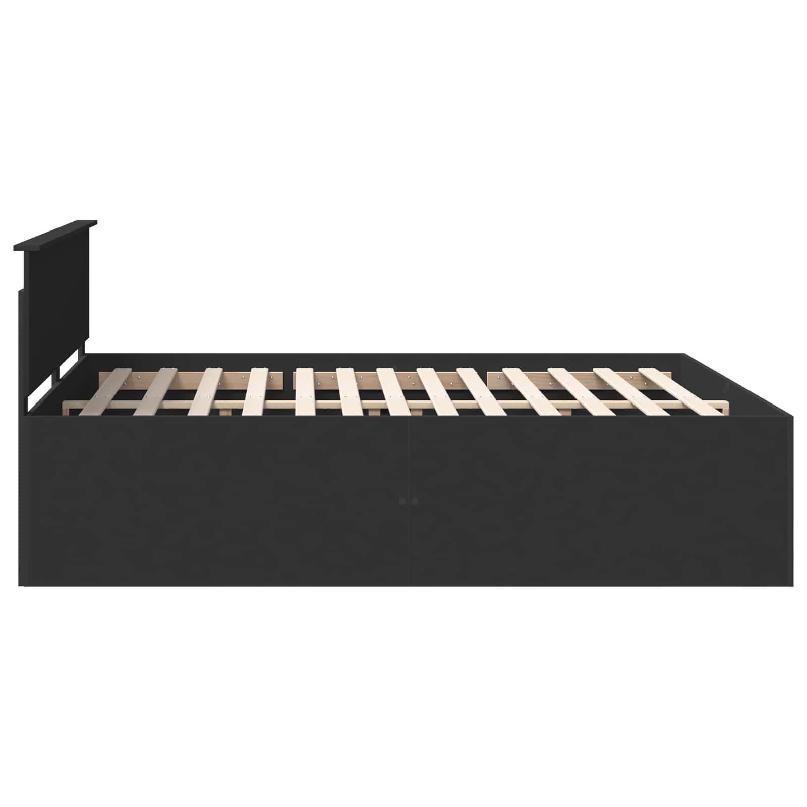 vidaXL Bedframe met hoofdeinde Wit 200 x 200 cm Bewerkt hout