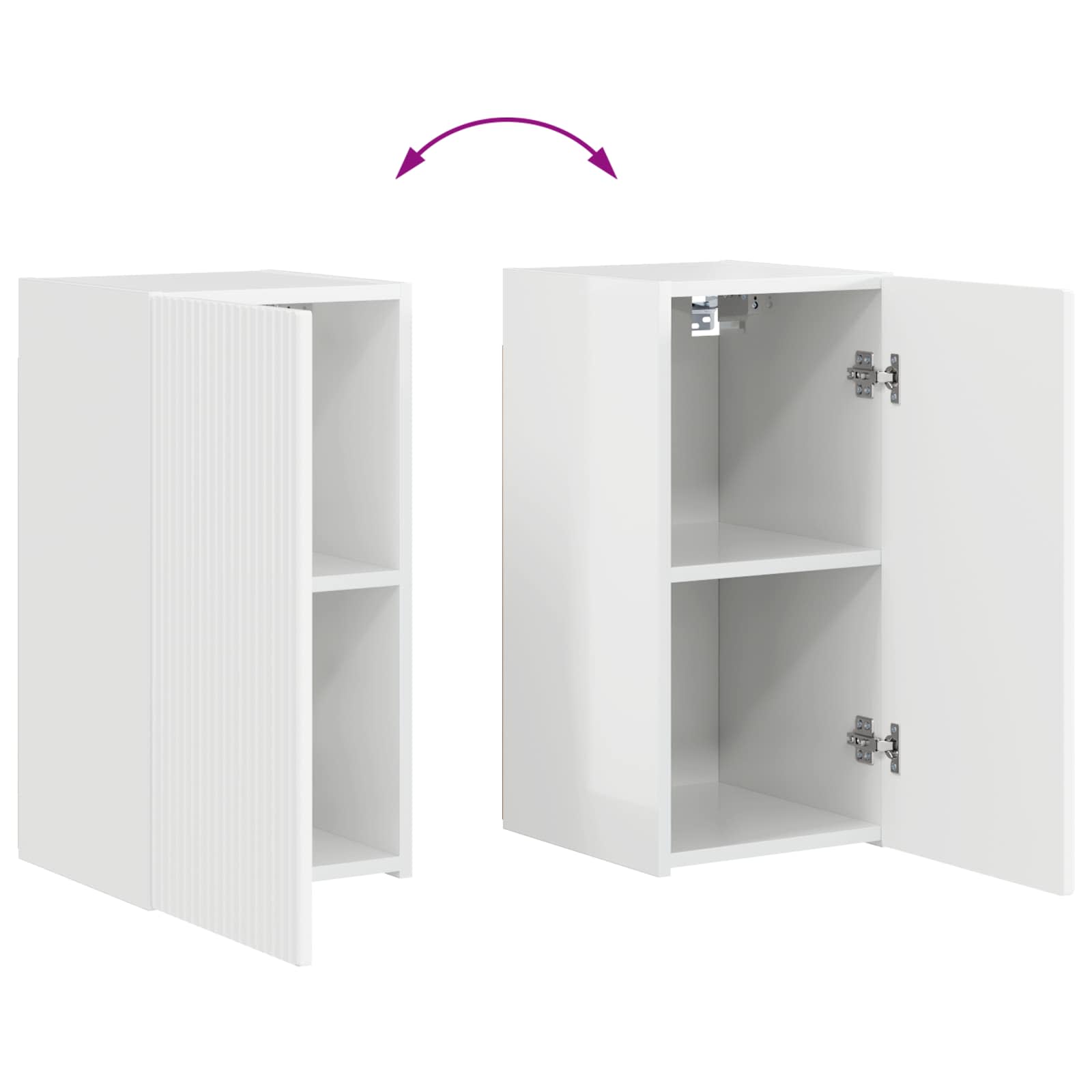 vidaXL Wit 60 x 31 x 29,5 cm