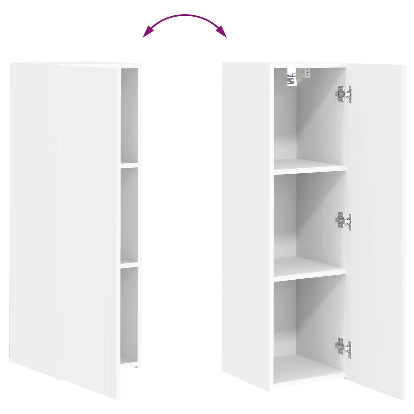 vidaXL Wit 98 x 31 x 29,5 cm