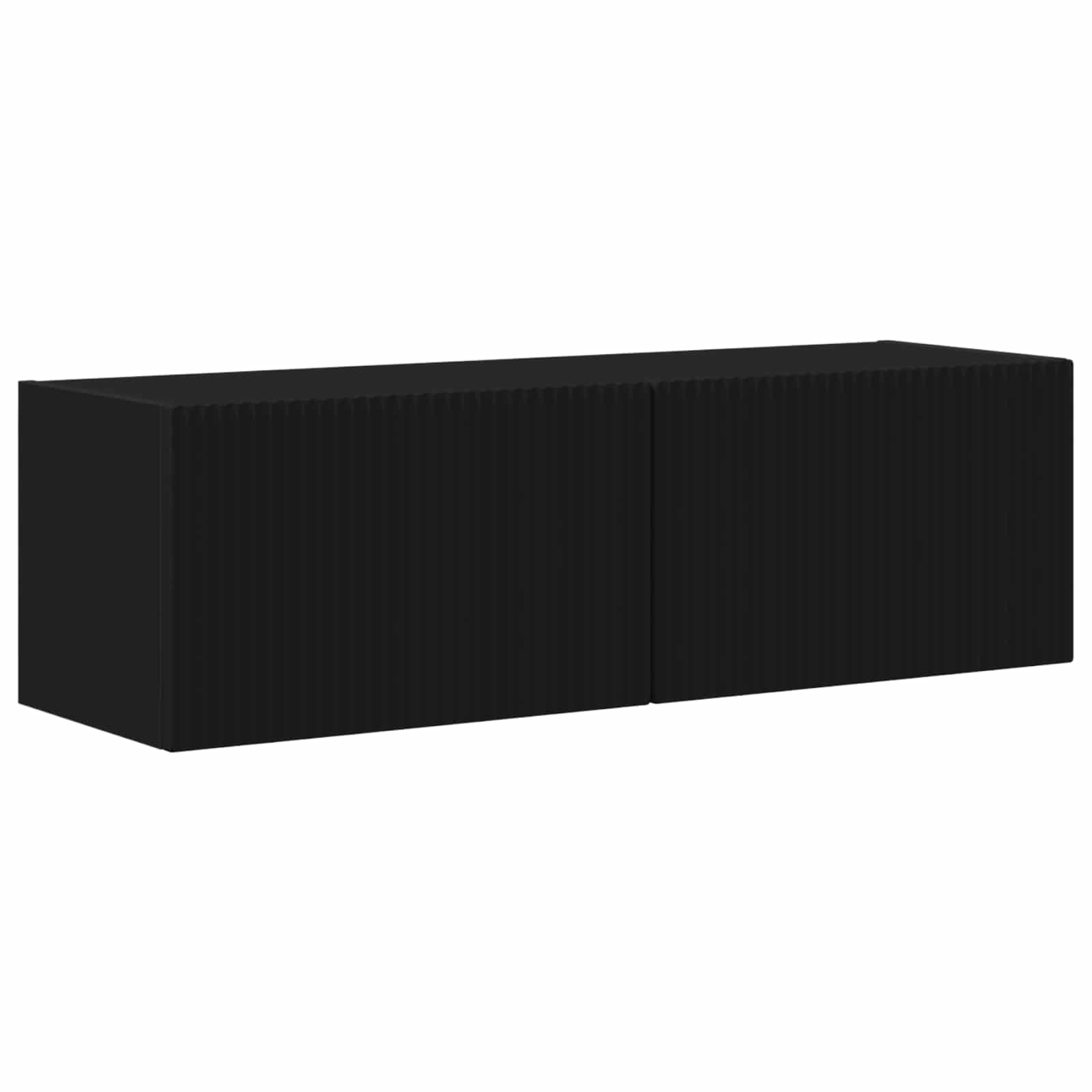 vidaXL Tv-meubelset Wandgemonteerd 3 pcs Wit Bewerkt hout