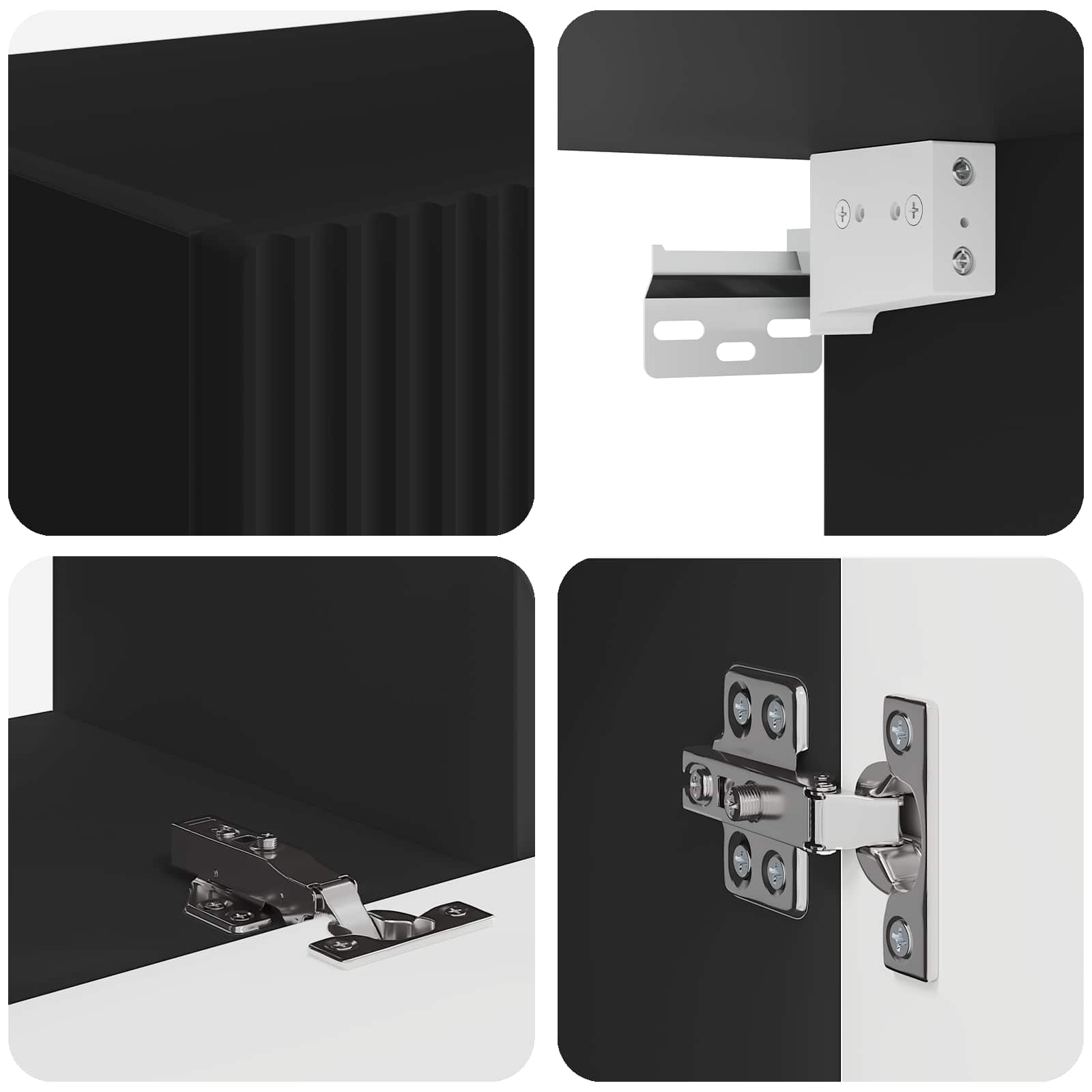 vidaXL 4 pcs Wit
