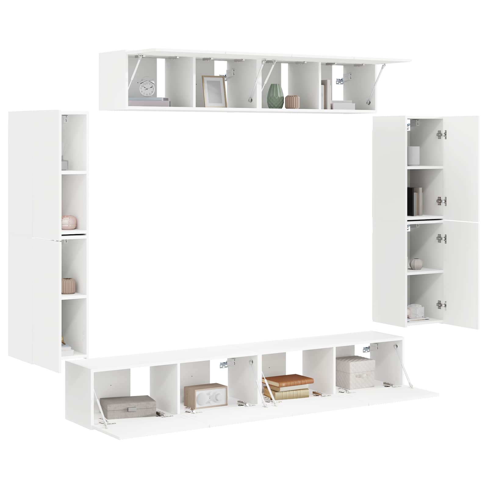 vidaXL 4 pcs Wit