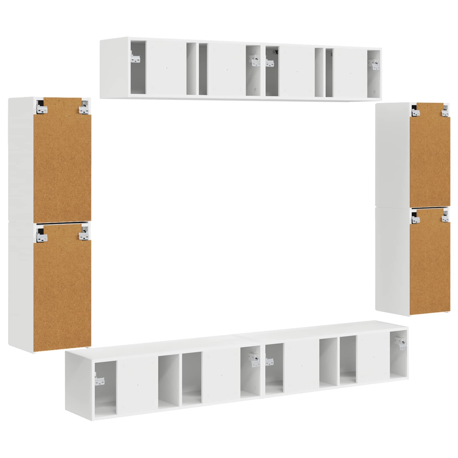 vidaXL 4 pcs Wit