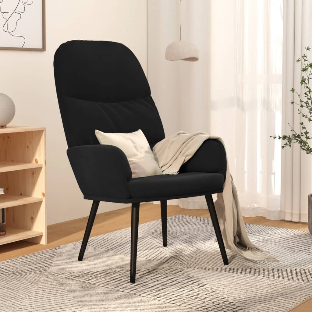 vidaXL Relaxstoel fluweel mosterdgeel