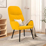 vidaXL Relaxstoel fluweel mosterdgeel