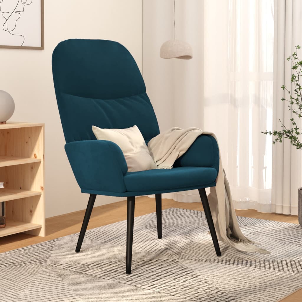 vidaXL Relaxstoel fluweel mosterdgeel