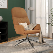 vidaXL Relaxing chair faux suede taupe