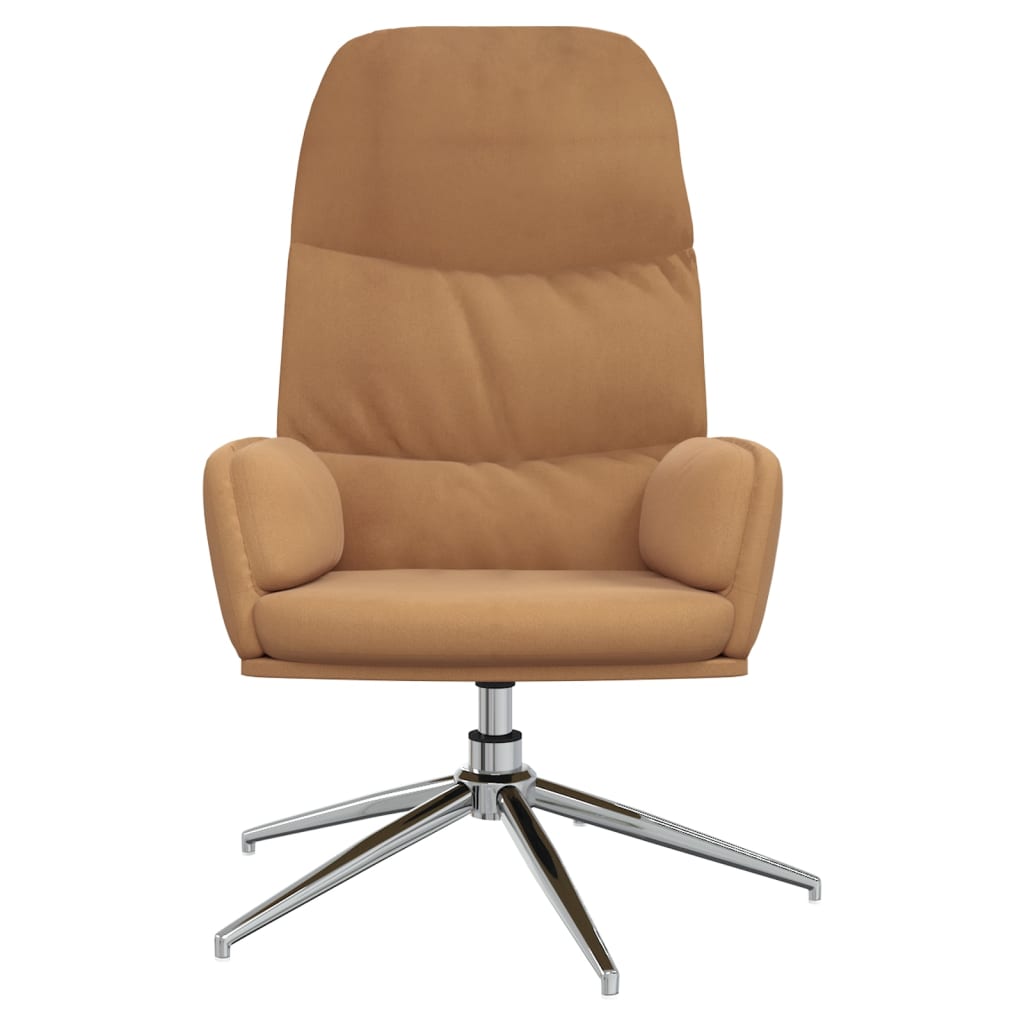 vidaXL Relaxing chair faux suede taupe