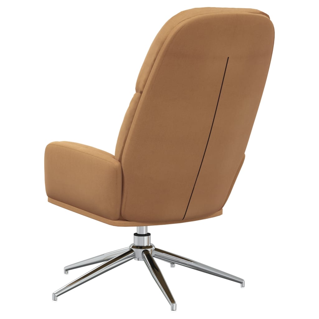 vidaXL Relaxing chair faux suede taupe