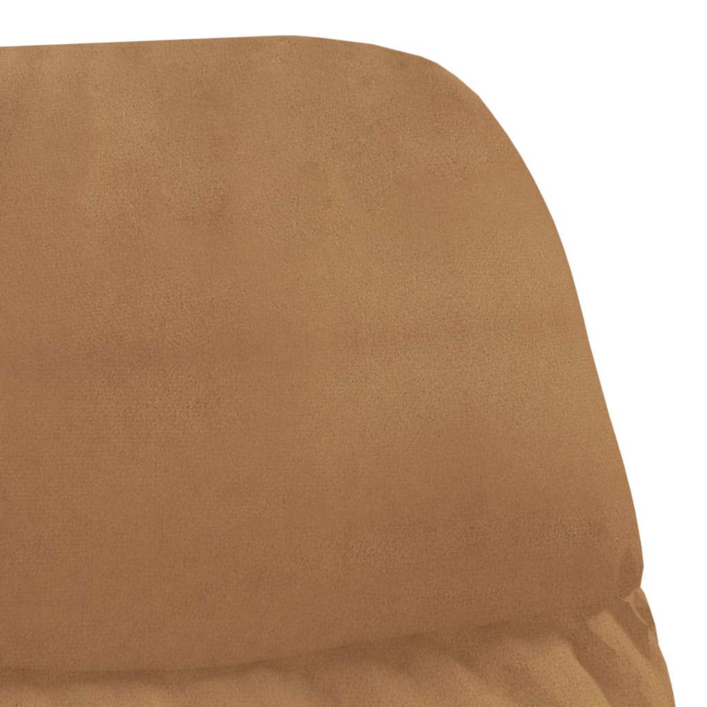 vidaXL Relaxing chair faux suede taupe
