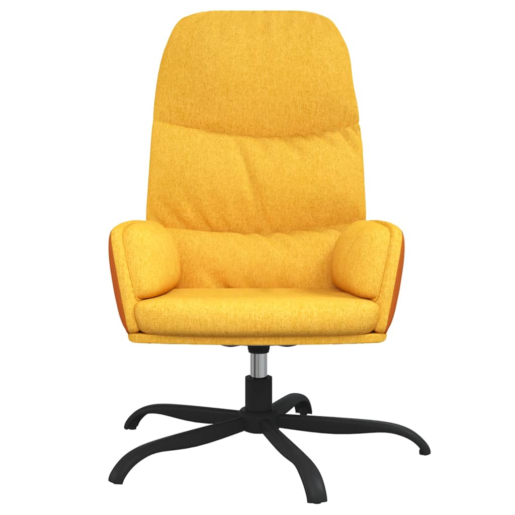 vidaXL Relaxstoel stof lichtgrijs