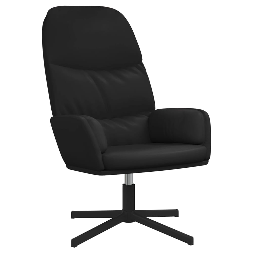 vidaXL Relaxstoel kunstleer zwart