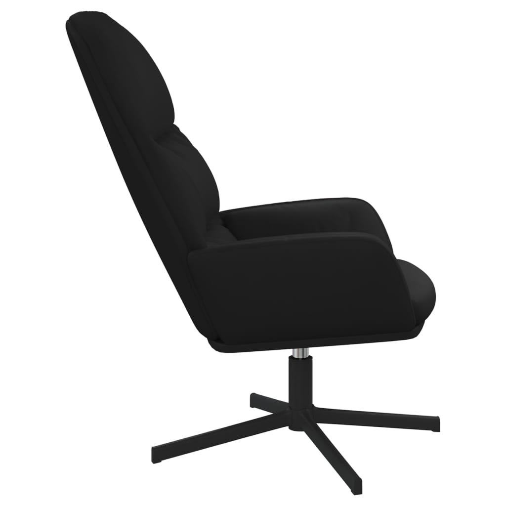 vidaXL Relaxstoel kunstleer zwart