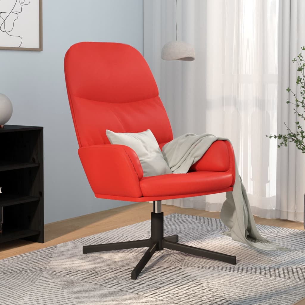 vidaXL Relaxstoel kunstleer zwart