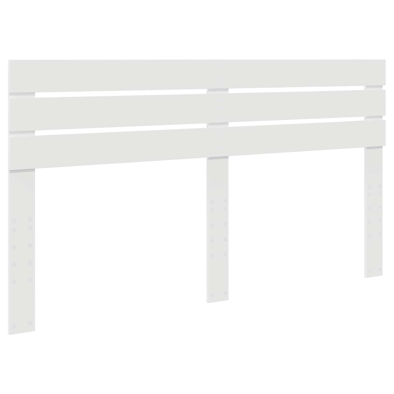 vidaXL Bedframe met lade met hoofdeinde Wit 200 x 200 cm Bewerkt hout