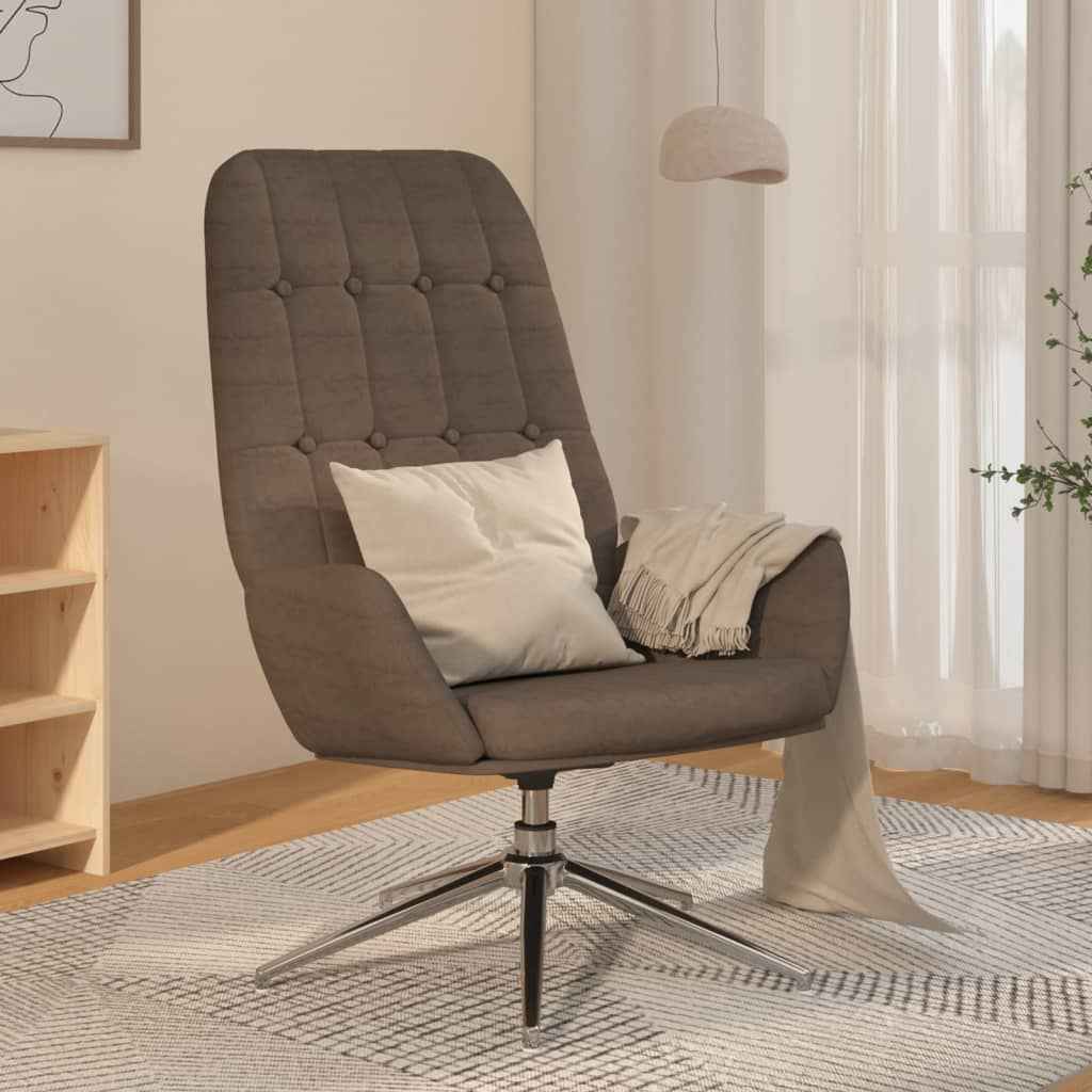 vidaXL Relaxstoel kunstsuède bruin