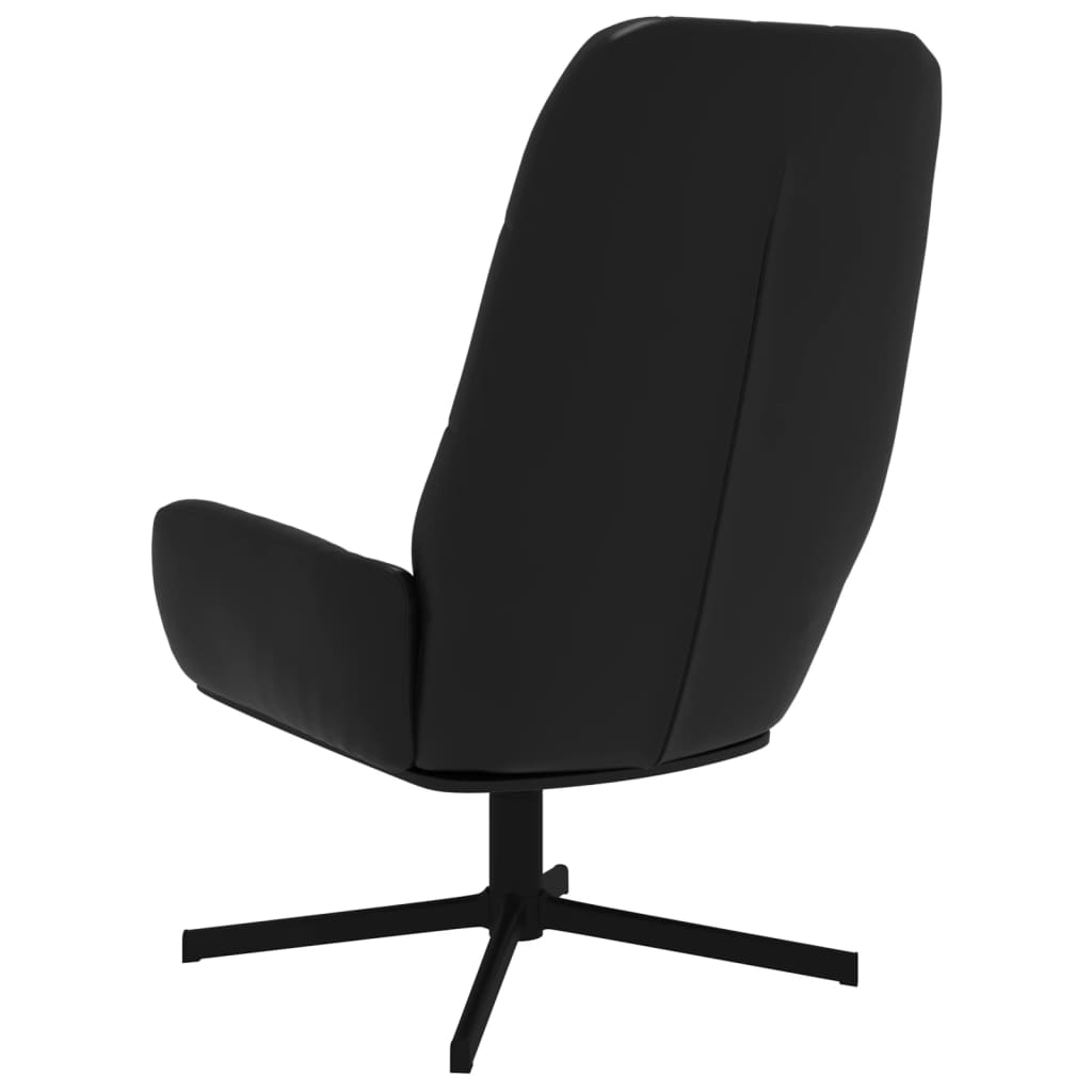 vidaXL Relaxstoel kunstleer glanzend zwart