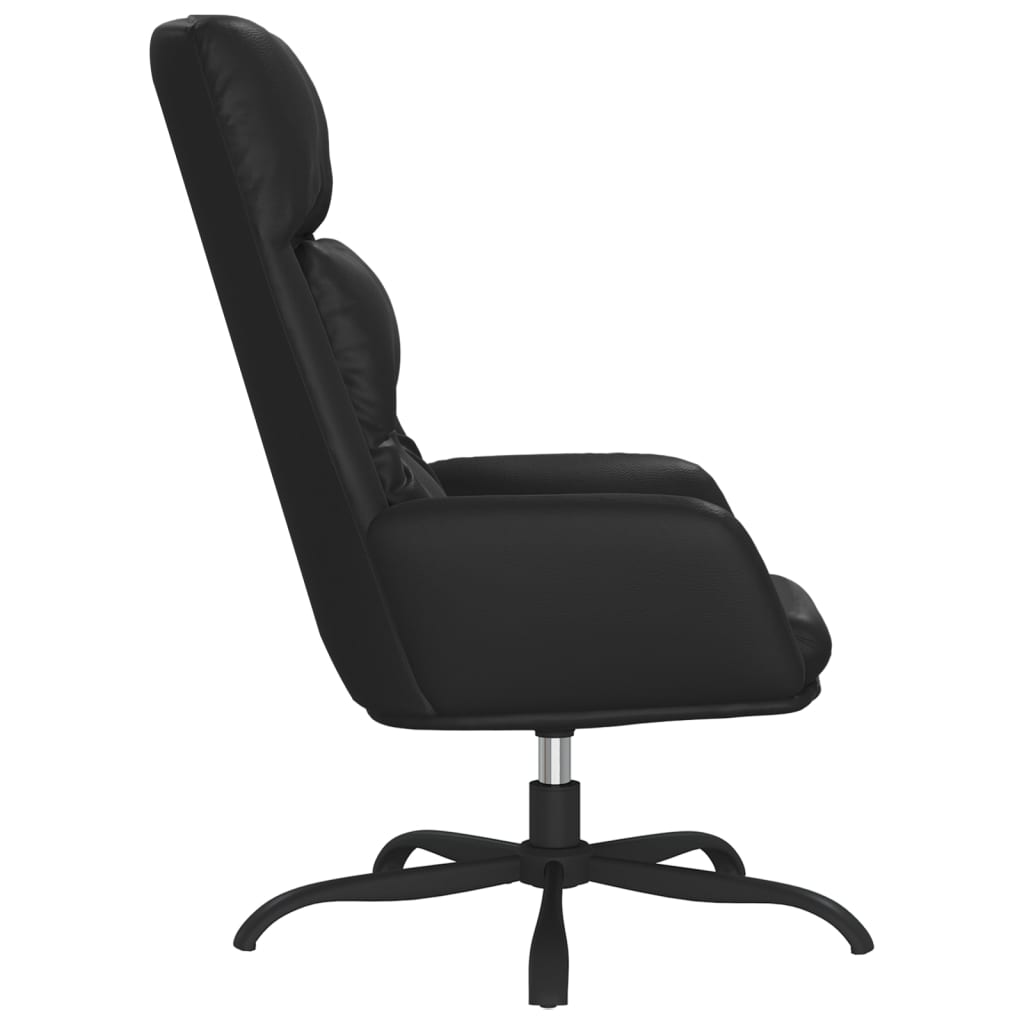 vidaXL Relaxstoel kunstleer zwart