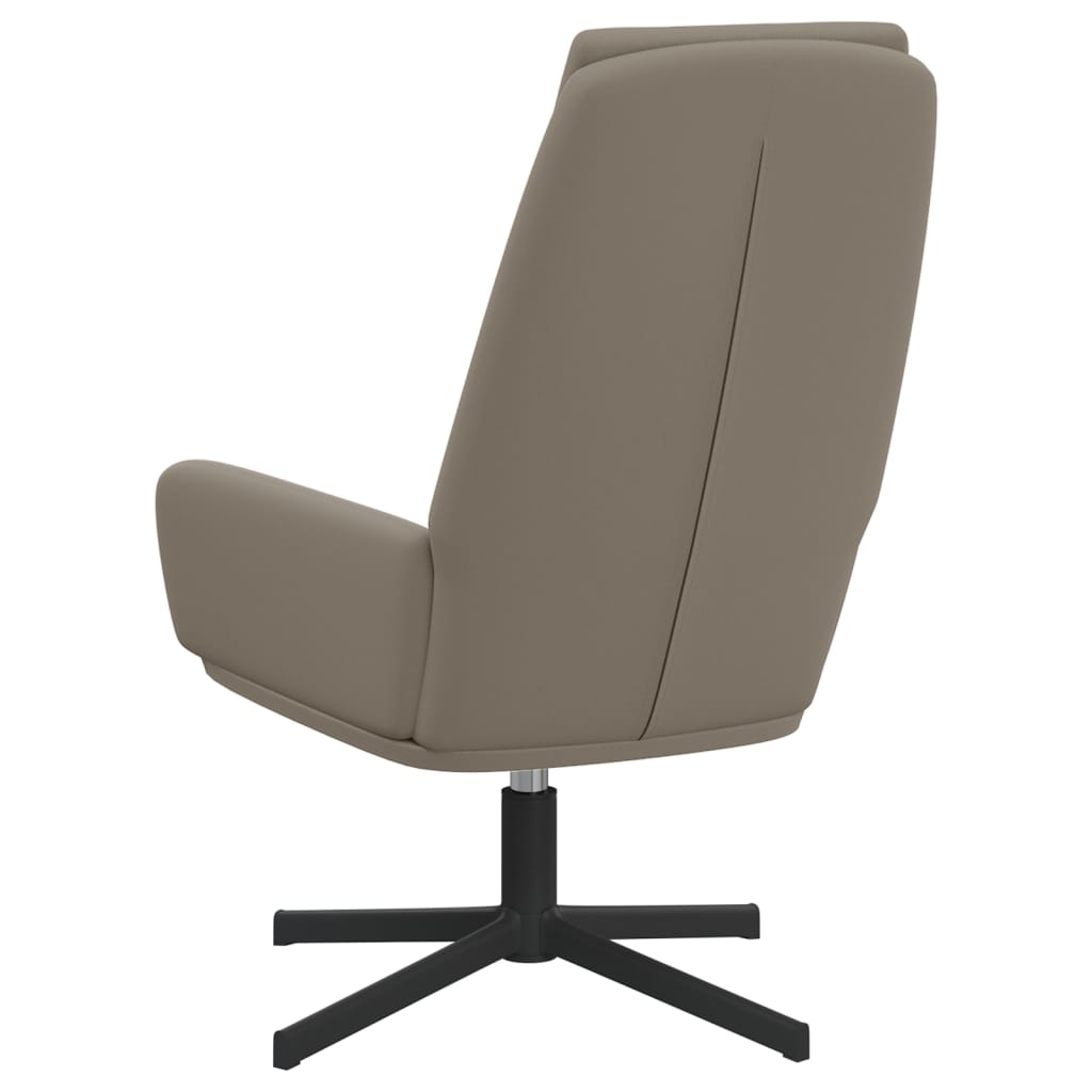 vidaXL Relaxstoel fluweel lichtgrijs