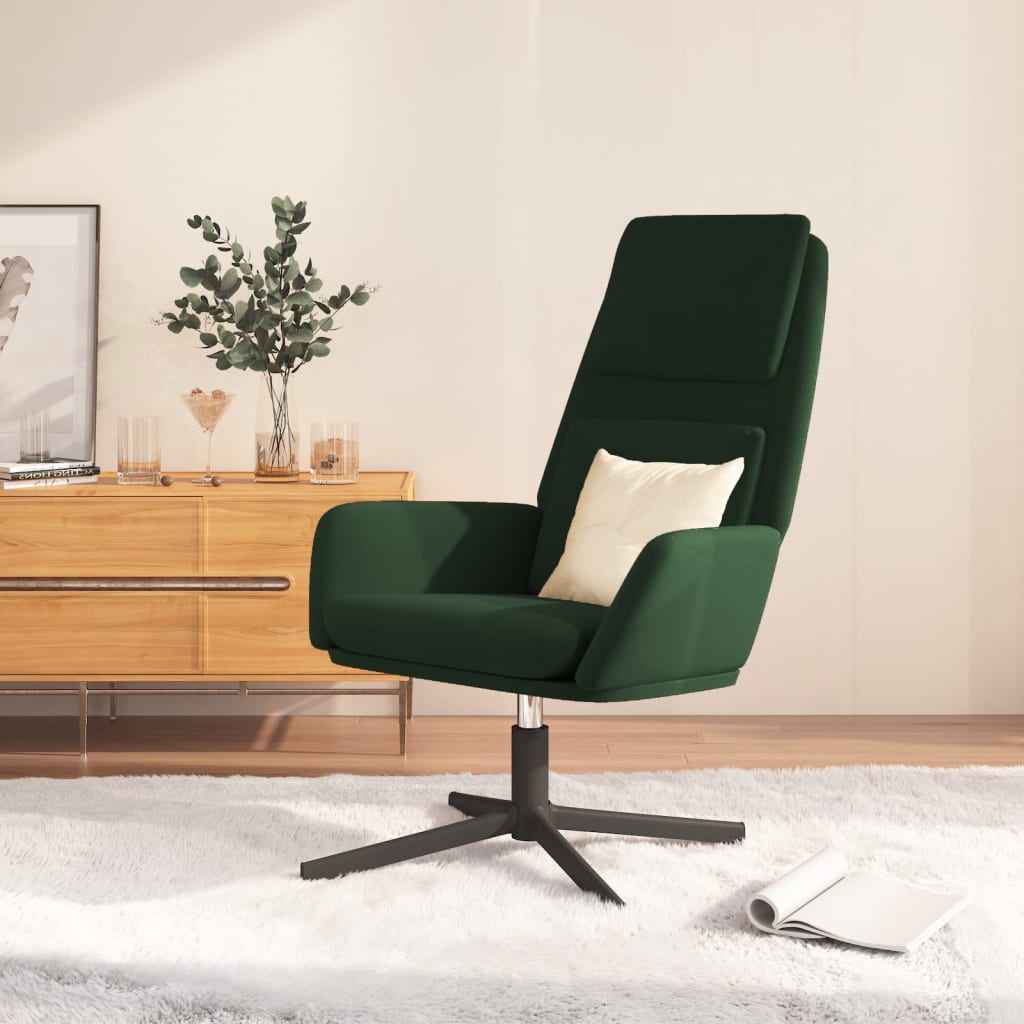 vidaXL Relaxstoel fluweel lichtgrijs