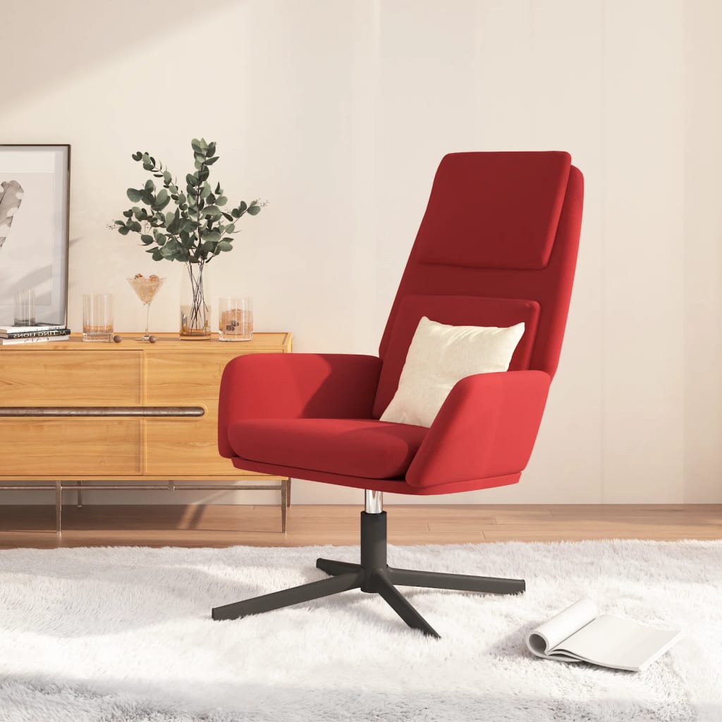 vidaXL Relaxstoel fluweel lichtgrijs