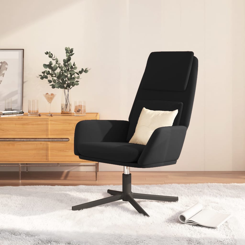 vidaXL Relaxstoel fluweel lichtgrijs