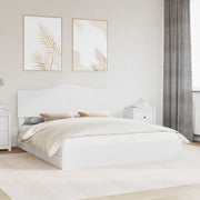 vidaXL Bedframe met lade met hoofdeinde Wit 200 x 200 cm Bewerkt hout