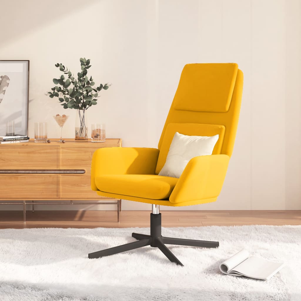 vidaXL Relaxstoel fluweel lichtgrijs