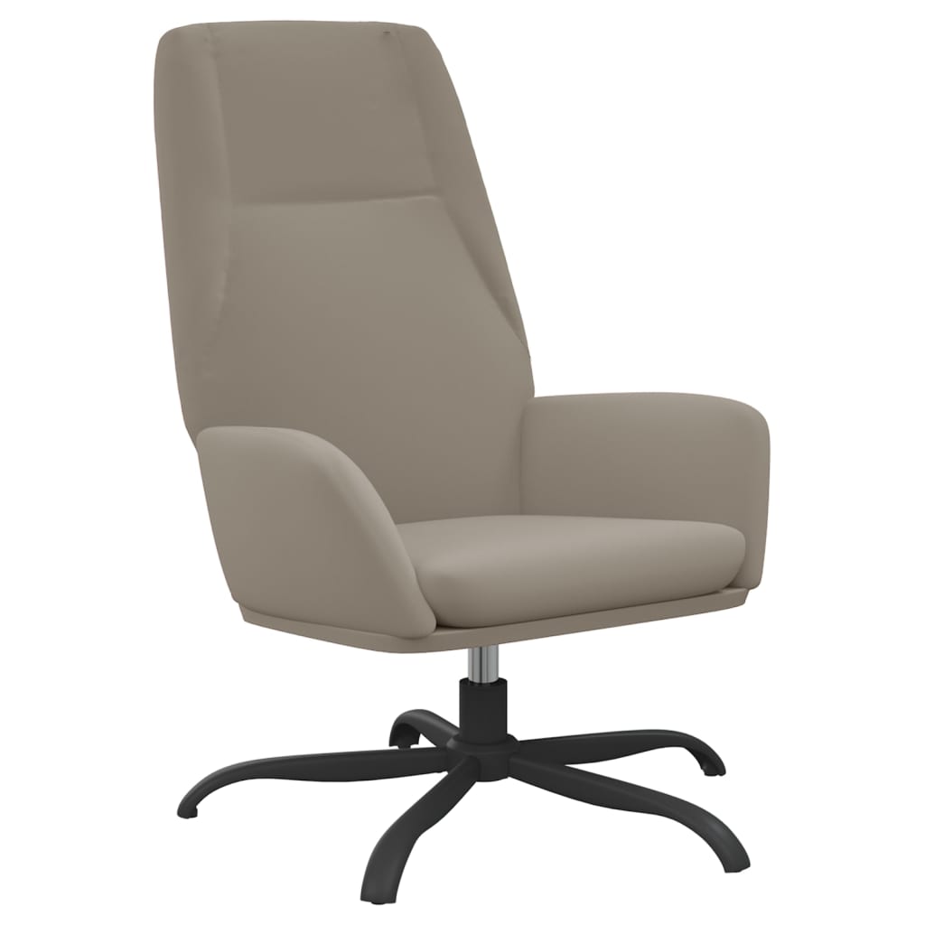 vidaXL Relaxstoel fluweel lichtgrijs