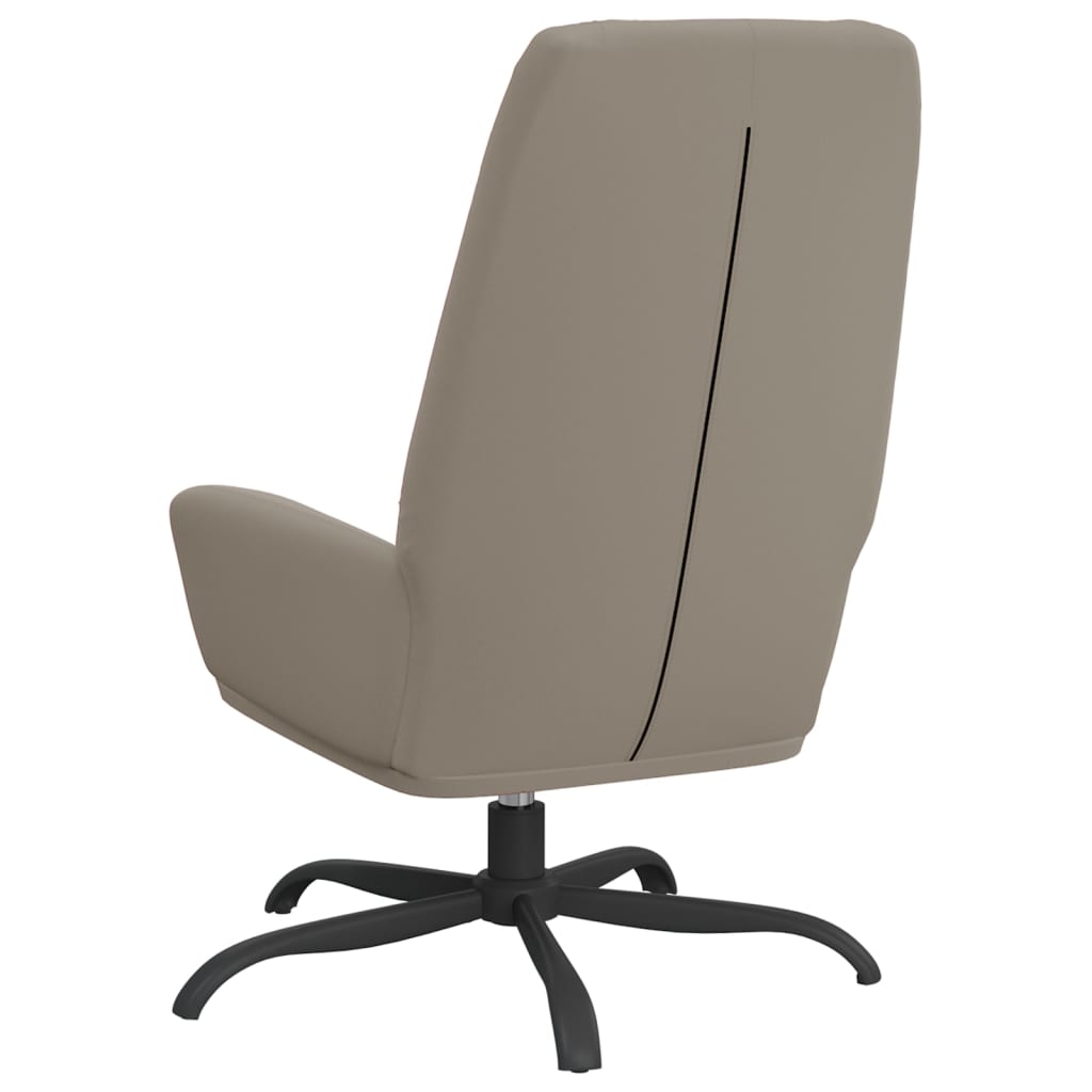 vidaXL Relaxstoel fluweel lichtgrijs