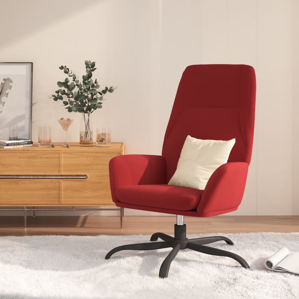 vidaXL Relaxstoel fluweel lichtgrijs