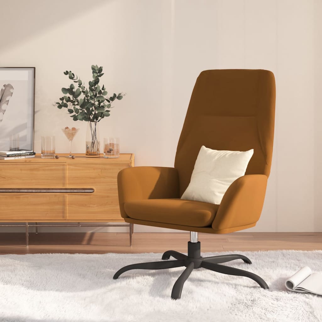 vidaXL Relaxstoel fluweel lichtgrijs