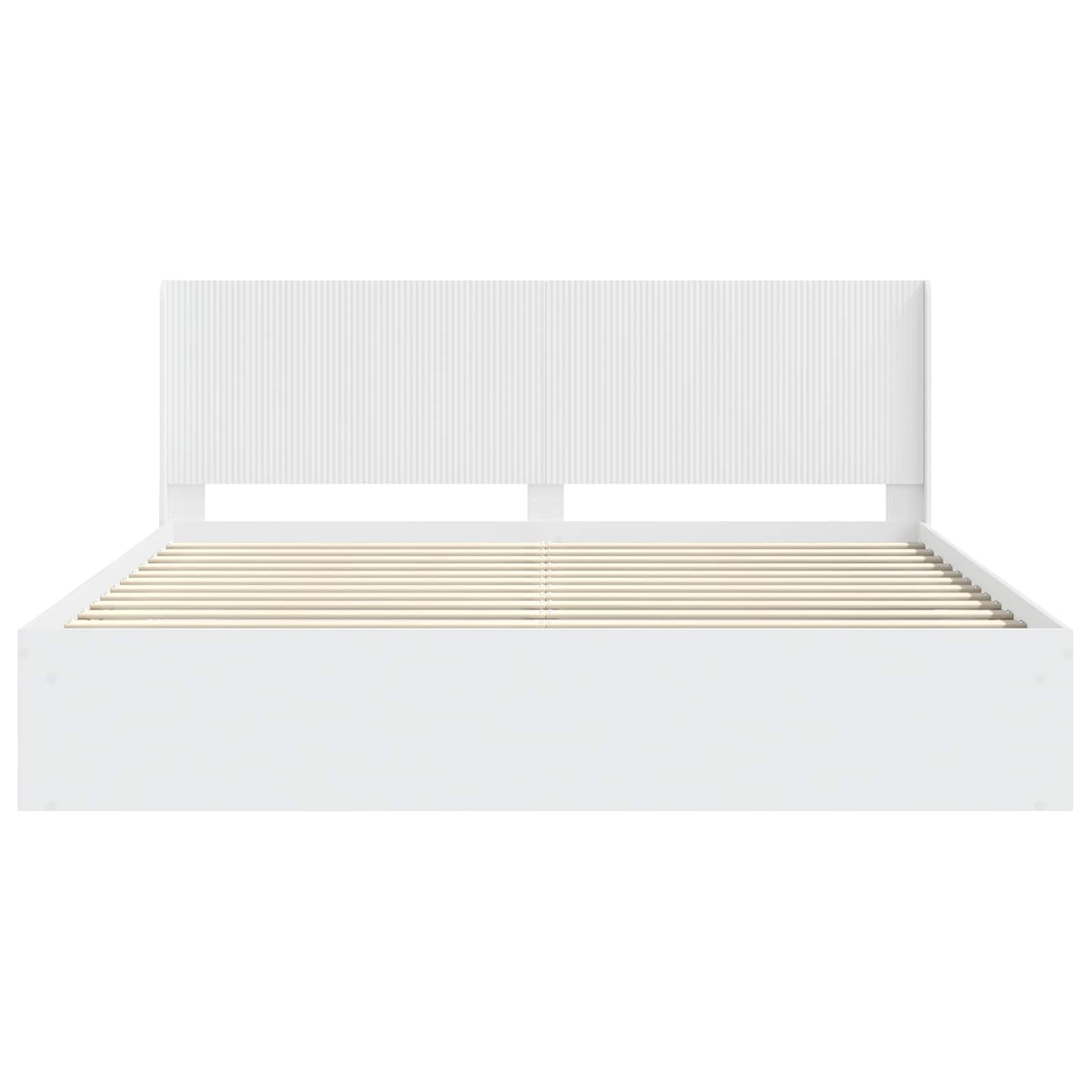 vidaXL Bedframe met opbergruimte en hoofdbord Sonoma Eiken