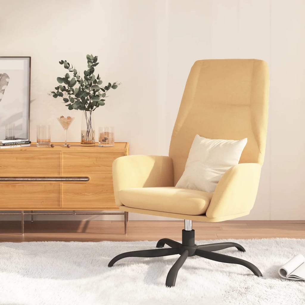 vidaXL Relaxstoel kunstsuède lichtgrijs
