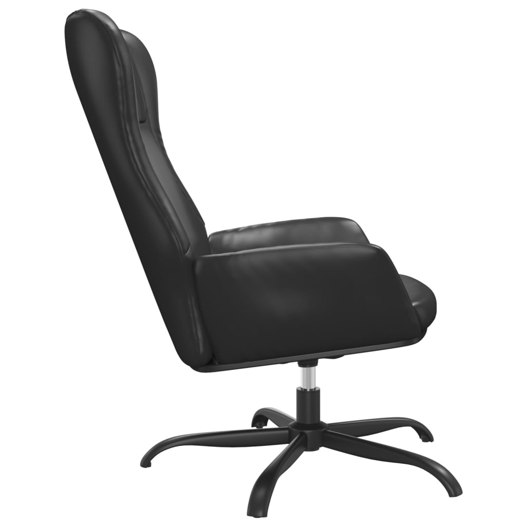 vidaXL Relaxstoel kunstleer zwart